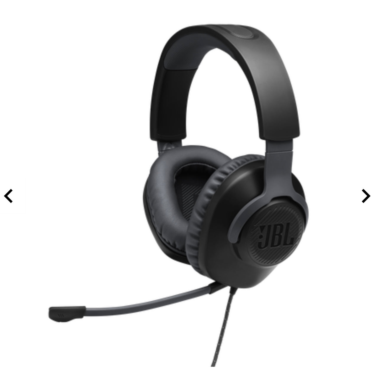 JBL WFH Wired Headset with Mic – Noise-Canceling, Black – Brand New