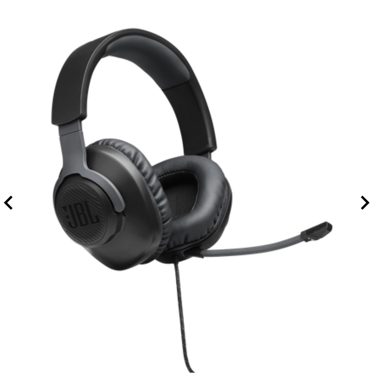 JBL WFH Wired Headset with Mic – Noise-Canceling, Black – Brand New