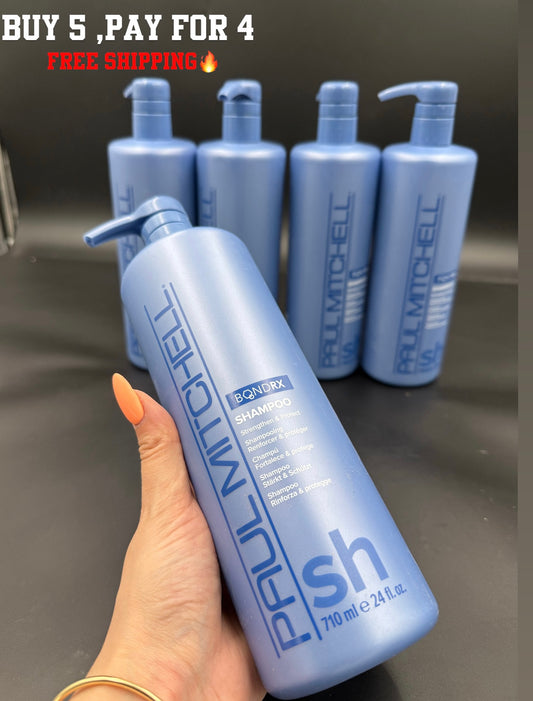 Paul Mitchell BondRx Shampoo – 710ml (24 fl oz) – 5 Bottles Bundle